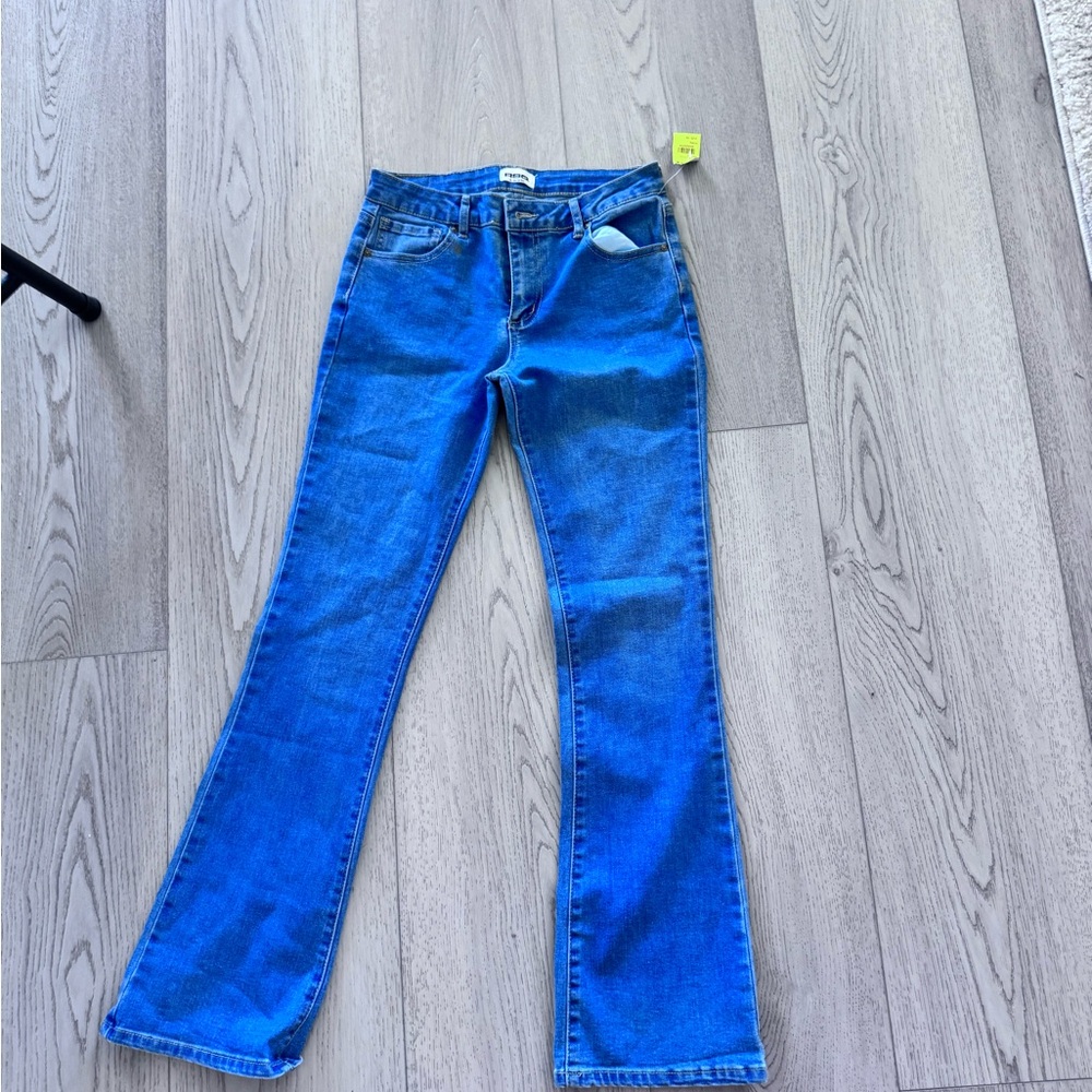 RSQ Flare Women's Jeans in Vibrant Blue